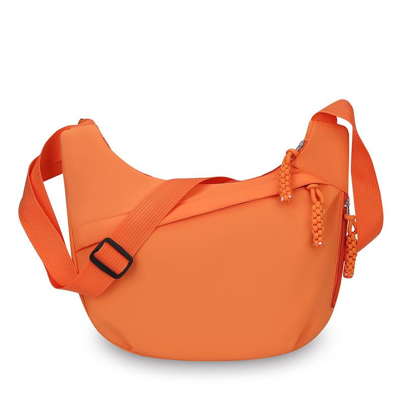 1 Stück Neue Einfache Pendler-Umhängetasche Damen Große Kapazität Einfarbige Schultertasche Student Klasse Lässig Knödeltasche