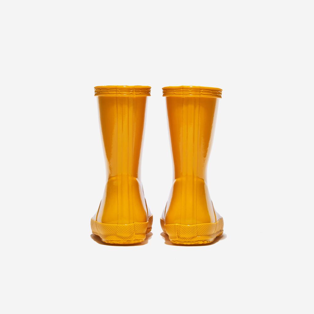 Hunter Kids First Classic Gloss Rain Boots [KFT5094RGL-RYL-YELLOW]