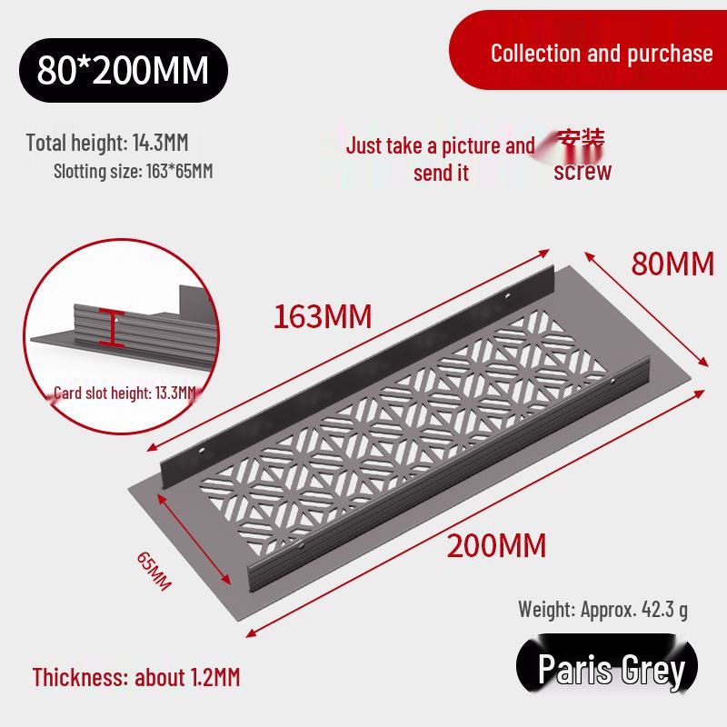 Küchenlüftungsgitterabdeckung aus Aluminium