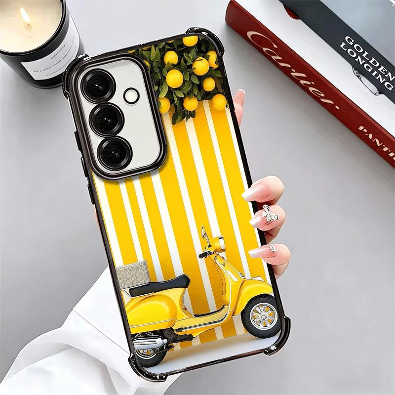 Retro Roller Weiche Handyhülle Für Samsung A17 A27 A07 A37 A57 A16 A56 A15 A55 A14 A54 A13 A53 A26 A36 A25 A35 A24 A34 A23 A33