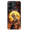 Phone Case - MANIACASE - Xiaomi Redmi 13C 4G - Silicone TPU - Dark Naruto Moon 3D - Black