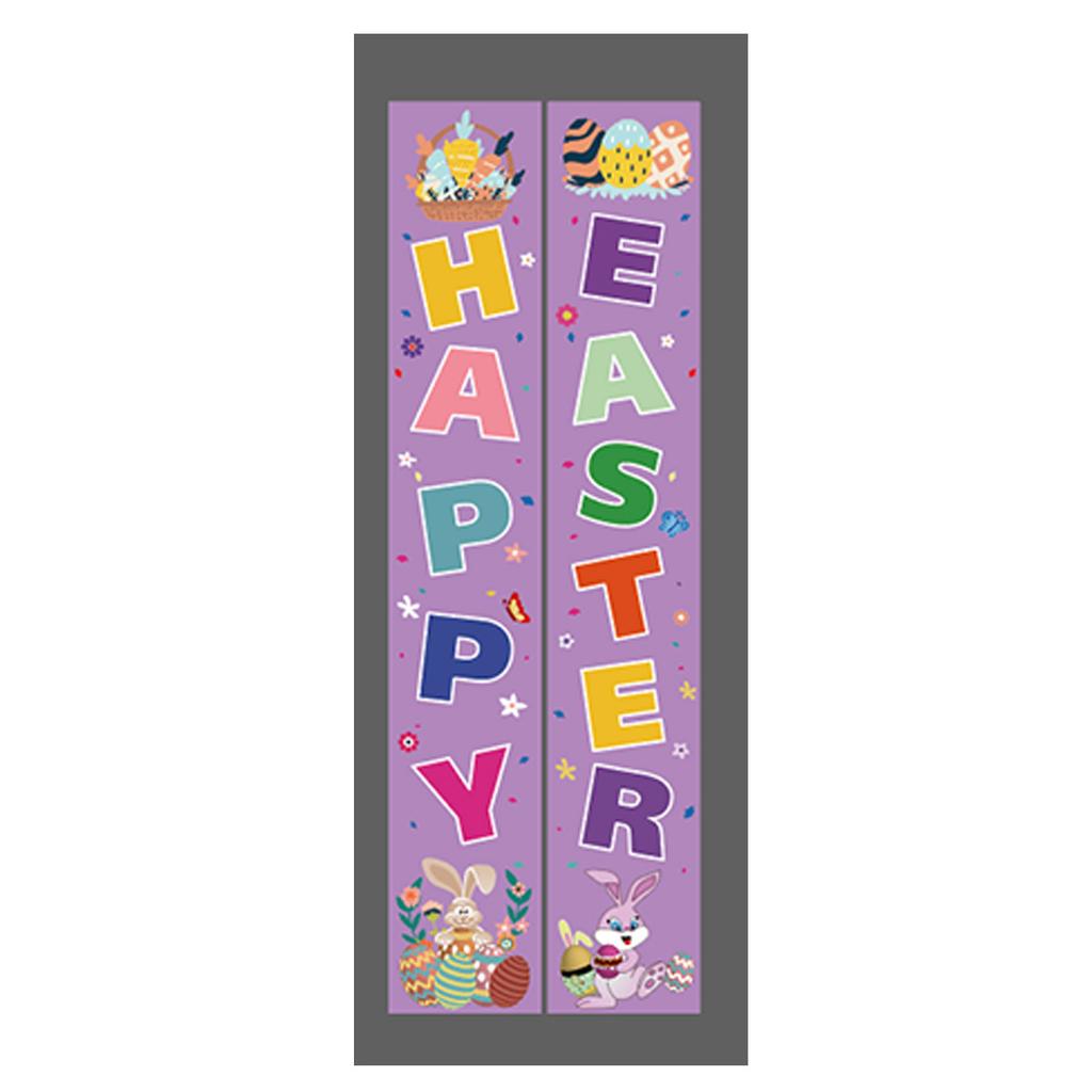 180 * 30Cm Easter Family Party Festival Atmosphere Arrangement Flag Polyester Cloth Couplet Customization