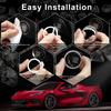 Crystal Rhinestone Car Engine Start Stop Decoration Ring, Bling Car Interior Accessories, Push to Start Button Cover Sticker