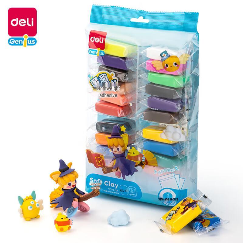 Deli Ultralight Modeling Clay Set