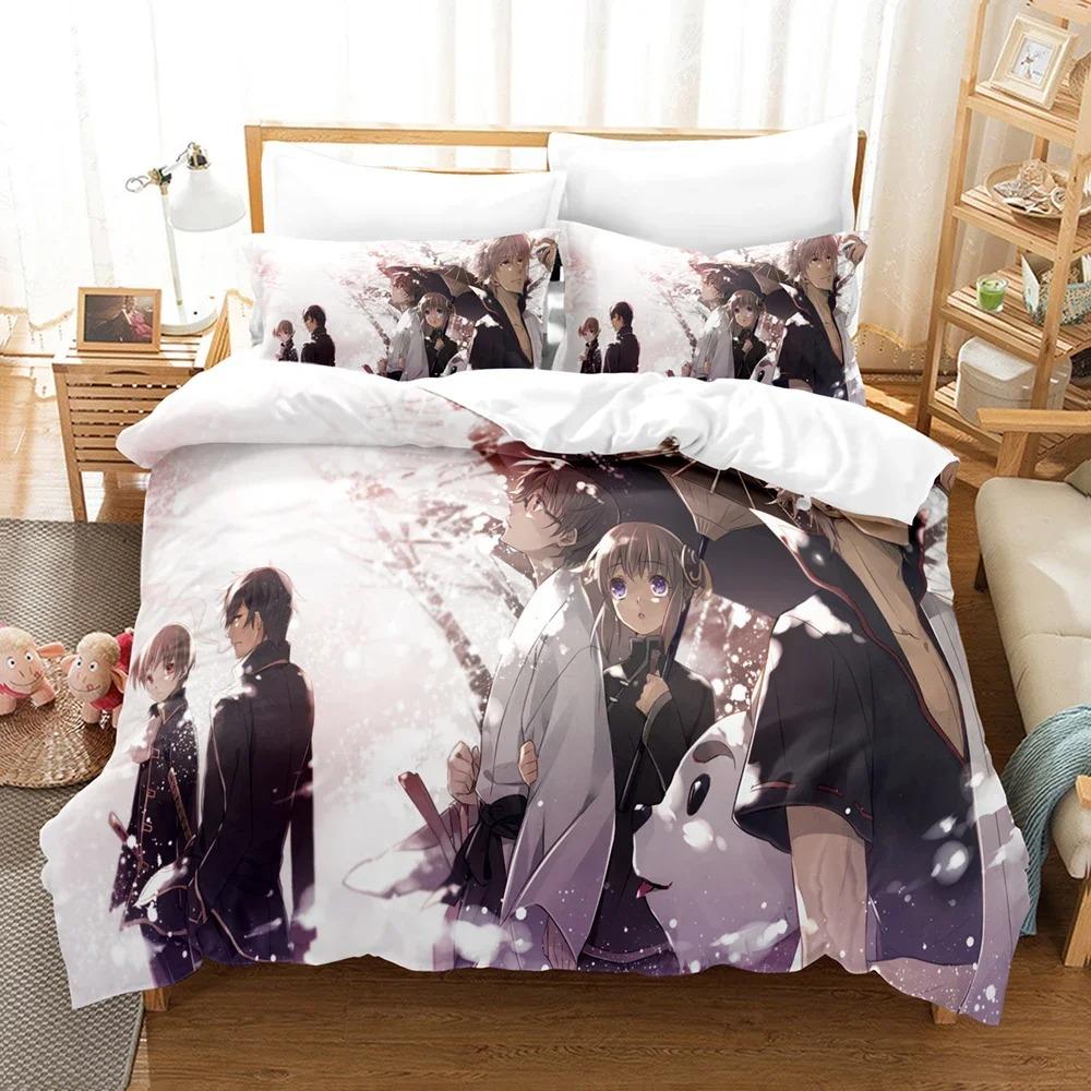 Comfortable Anime Print Duvet Cover Set With Duvet Cover And Pillowcases Twin Full Queen King Sizes For Boys Girls And Kids
