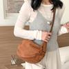 Women's Faux Suede Hobo Bags Designer Luxury Bags and Bags New Fashionable Simple Zipper Pleated Shoulder Crossbody