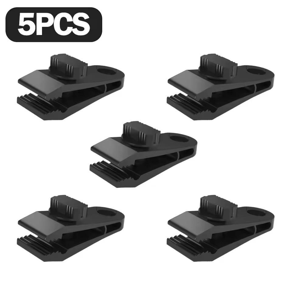 5/10Pcs Camping Tarp Clips Outdoor Clamp Canvas Heavy Duty Lock Grip Tent Fasteners Clips Pool Awning Bungee Cord Car Tighten