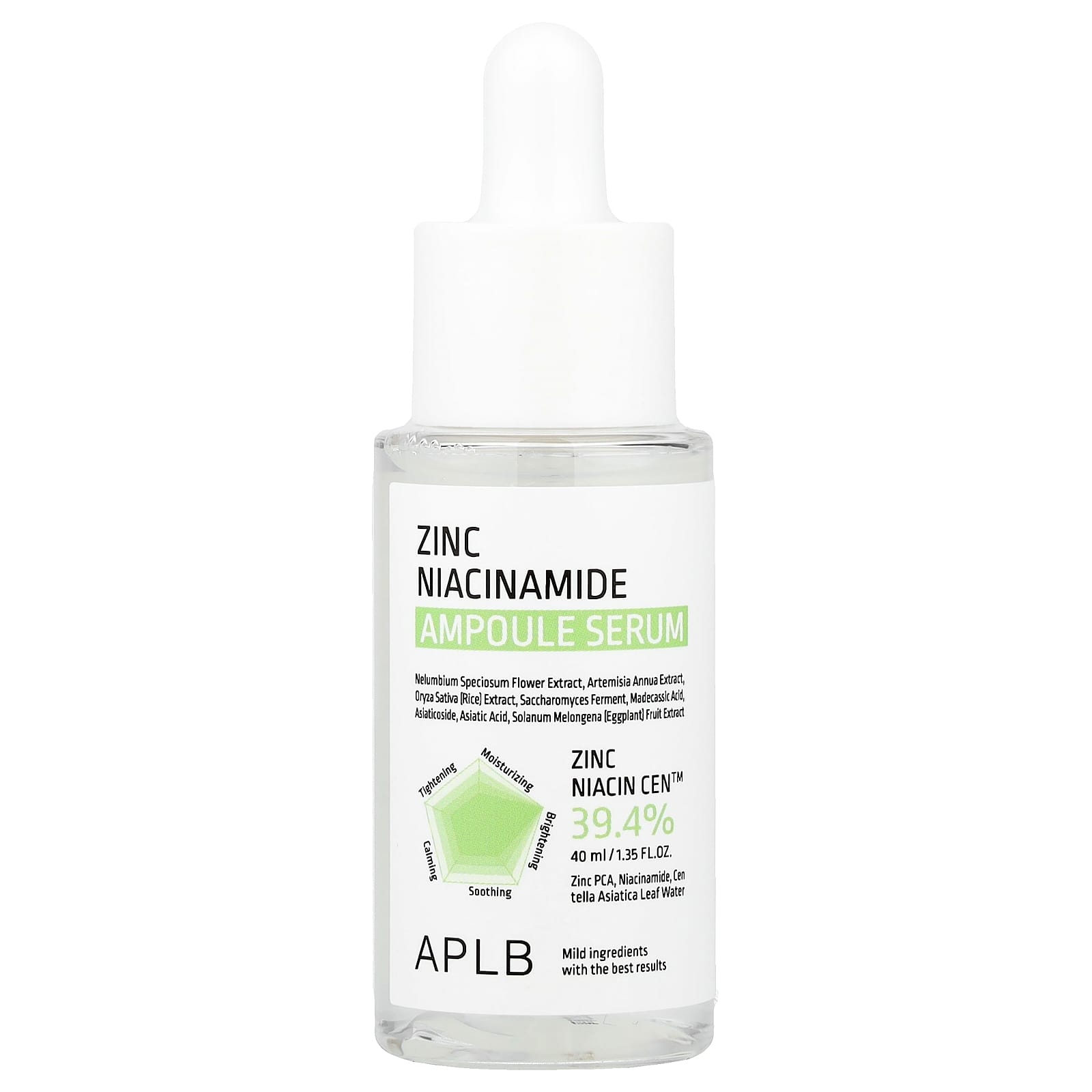 

APLB, Zinc Niacinamide Ampoule Serum, 40ml (1.35 fl oz)