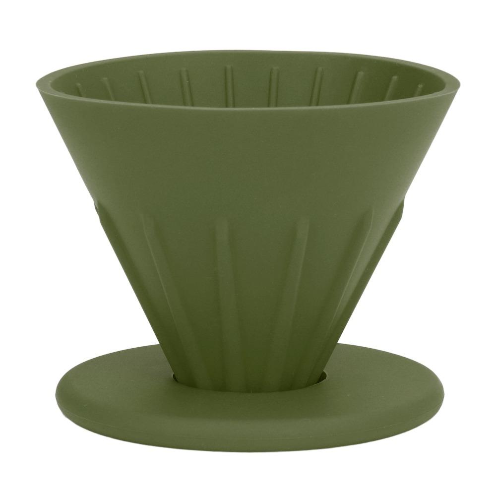 Reusable Silicone Filter Reusable Coffee Dripper Collapsible Cone Coffee Filter Holder Camping