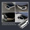 1PCS Universal Car Auto Exhaust Muffler Tip Stainless Steel Pipe Chrome Trim Modified Car Rear Tail Throat Liner Accessories