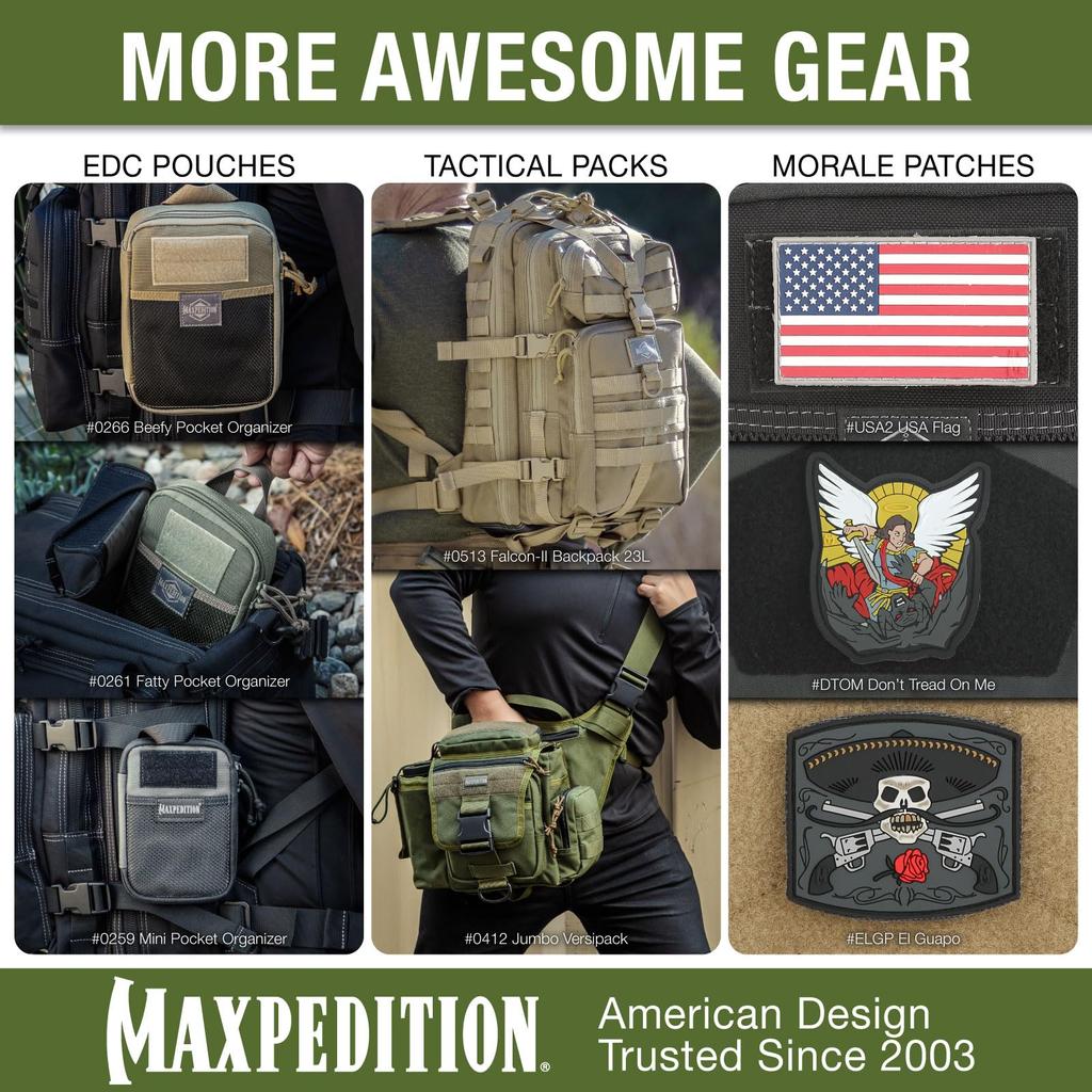 Maxpedition Positive Grip Zipper Pulls PZSGRY