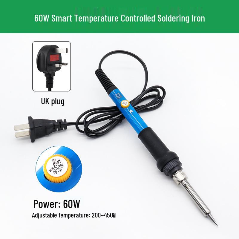 Smart Inner-Heated 60W Electric Soldering Iron with Adjustable Constant Temperature for Pyrography and Welding.