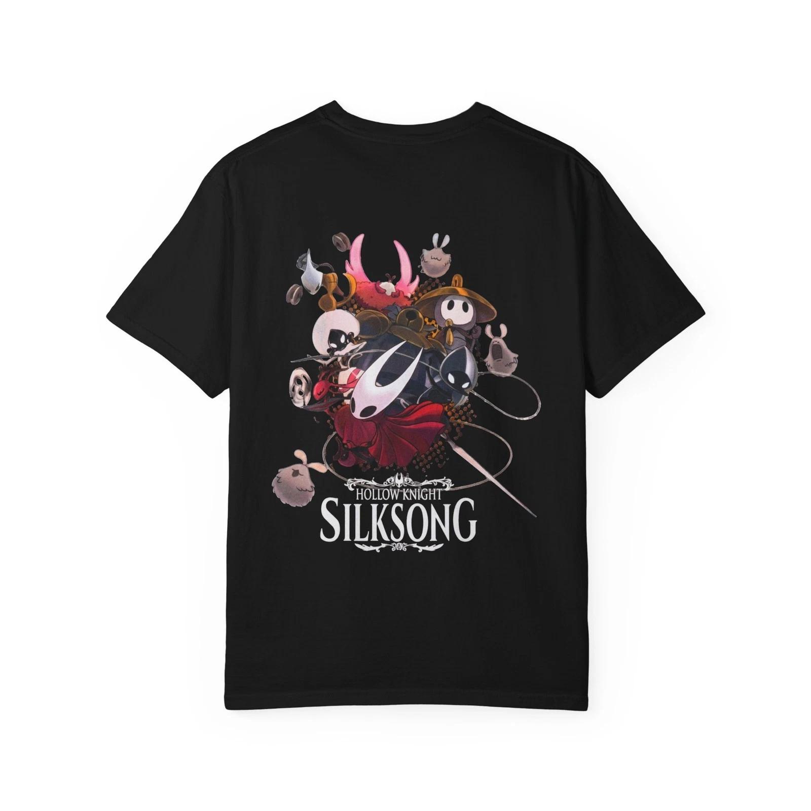 Dark Fantasy Knight Graphic Tee - Gothic Indie Game Inspired Cotton T-T-Shirt M