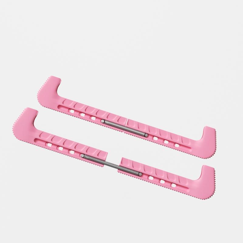 1Pair Adjustable Ice Skate Blade Guard Pvc Hard Skating Blade Protector Cover For Figure Skating Hockey Skates