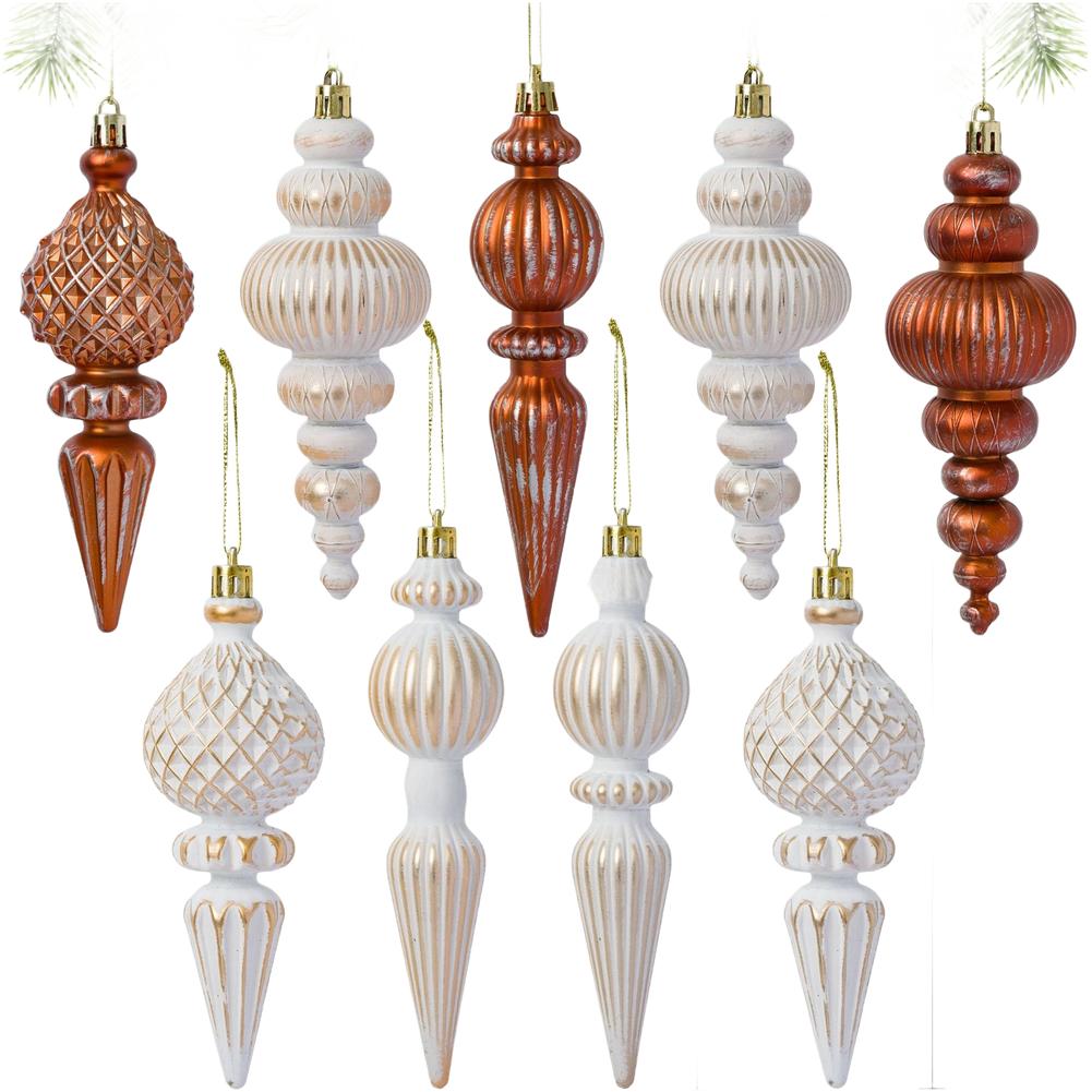 Retro Christmas Ball for Tree and Window Hanging DIY Ornament Holiday Decor Plastic 15/17cm Black Festive Decoration