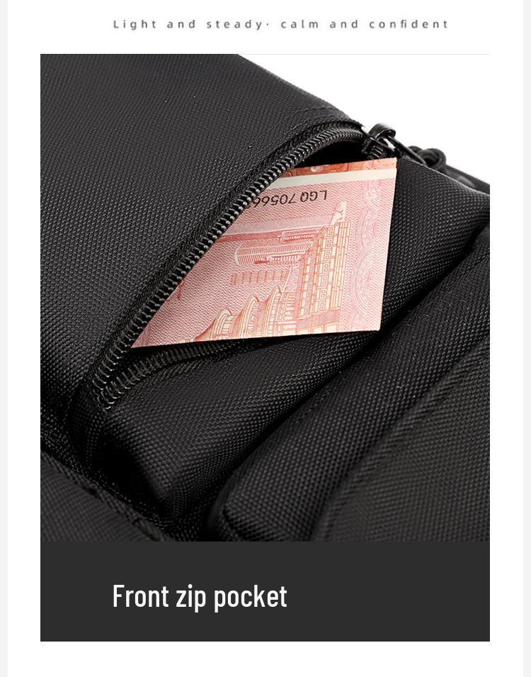 Men's Large Capacity Multi-Layer Travel Crossbody Bag - Casual Shoulder & Handbag for Business and Commuting