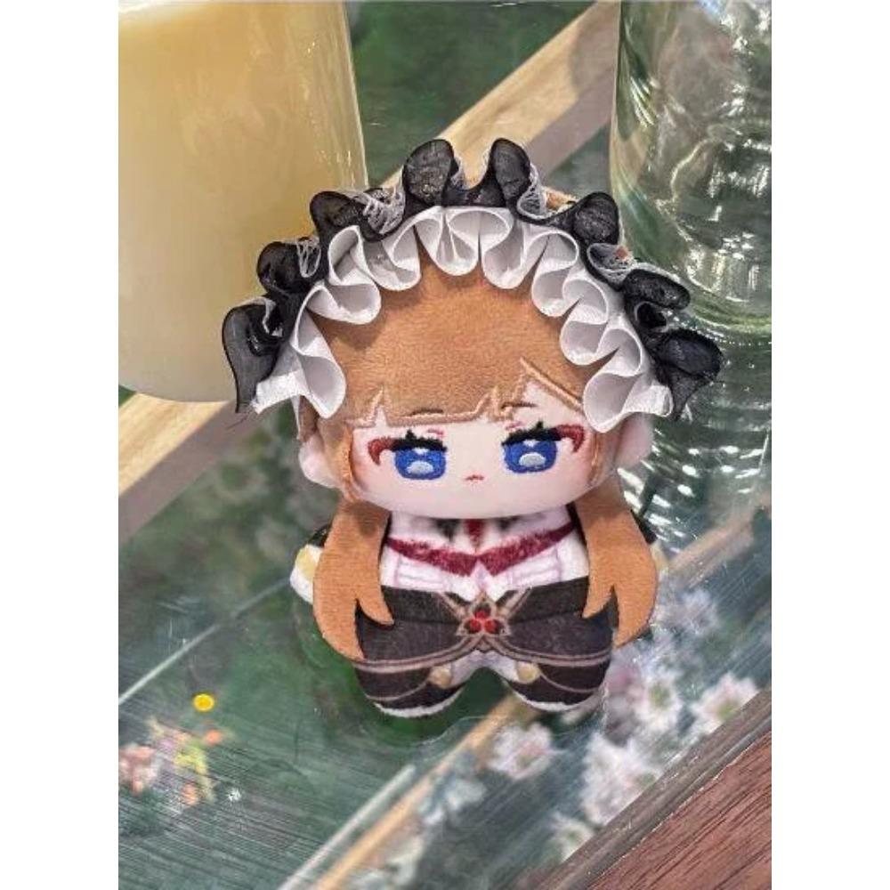 10cm En Stock Genshin Impact Poupée Peluche Coton Harbingers de Fatui Dottore Columbina Capitano Vagabond Pendentif Marionnette à Main Jouet Cadeau