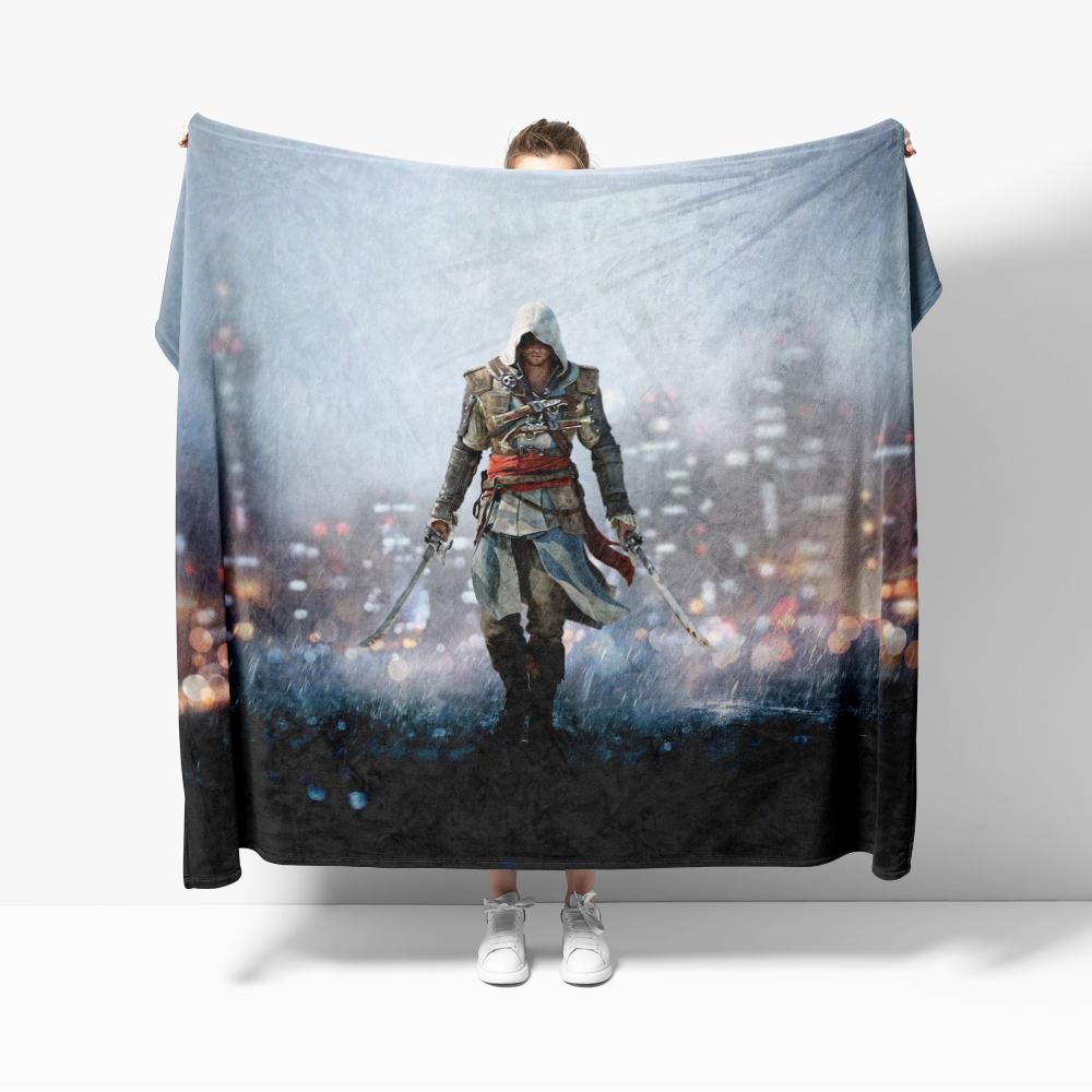 Assassins Blankets Soft Warm Flannel Creeds Throw Blanket Bedding for Bed Living Room Home Sofa