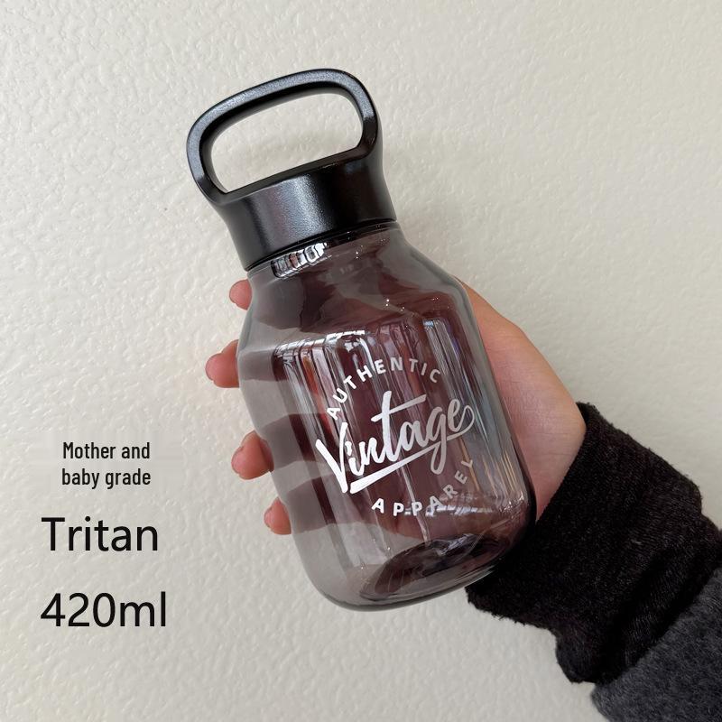 Portable Tritan Plastic Cup - Stylish for Men & Women, Ideal for Summer & Students, Small & Convenient 420ml