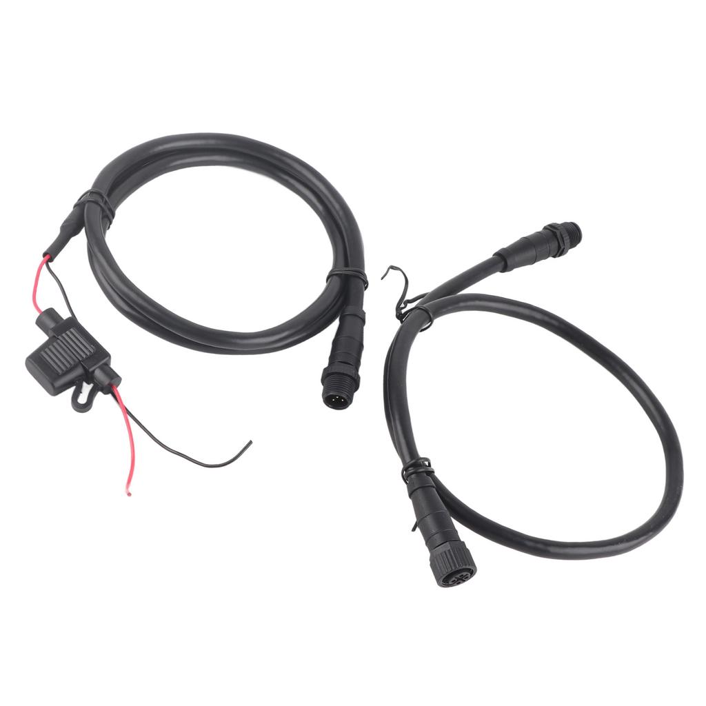 Marine for NMEA 2000 Starter Kit 1m Power Cable with Fuse Male Female Terminator T Connector for Lowrance Networks