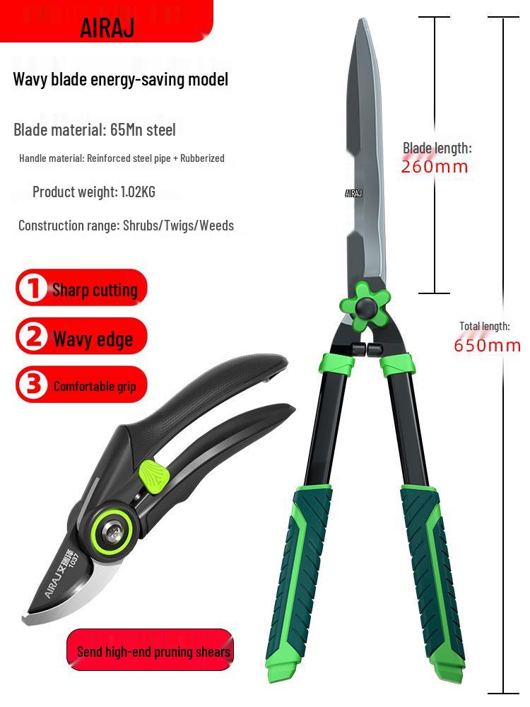 Heavy-Duty Gardening Pruning Shears for Branches & Flowers