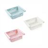 Retractable Refrigerator Storage Basket Living Room Household Storage Box Egg Storage Finishing Box Refrigerator Rack