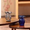 1:12 Puppenhaus Miniatur Glasvase Blumenarrangement Blumentopf Vorratsglas Garten Weihnachtshaus Dekor