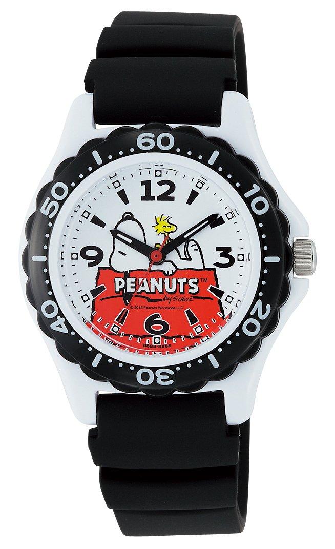 

Citizen PEANUTS Snoopy 10 ATM Water Black Q&Q Boys Watch, AA96-0015, Resistant,