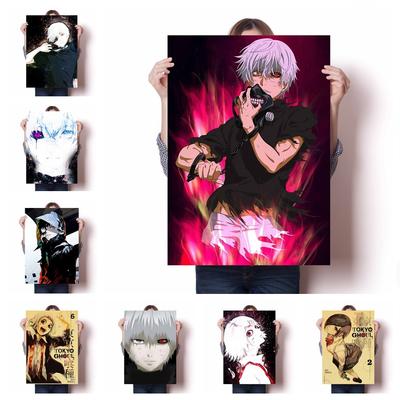 Anime Figure Tokyo Ghoul Posters Decoration Wall  Art Home Decor Bedroom Kids Kawaii Room Decor Living Sofa  Canvas Poster