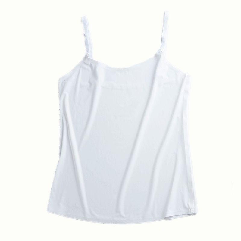 Ice Silk Strapless Backless Camisole - Korean Style Student Top