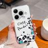 Для Huawei Honor 400 Magic5 Pura 80 Ultra Pro Прозрачный противоударный чехол для телефона с милым узором панды, мягкий силиконовый чехол премиум-защиты для корпуса Huawei