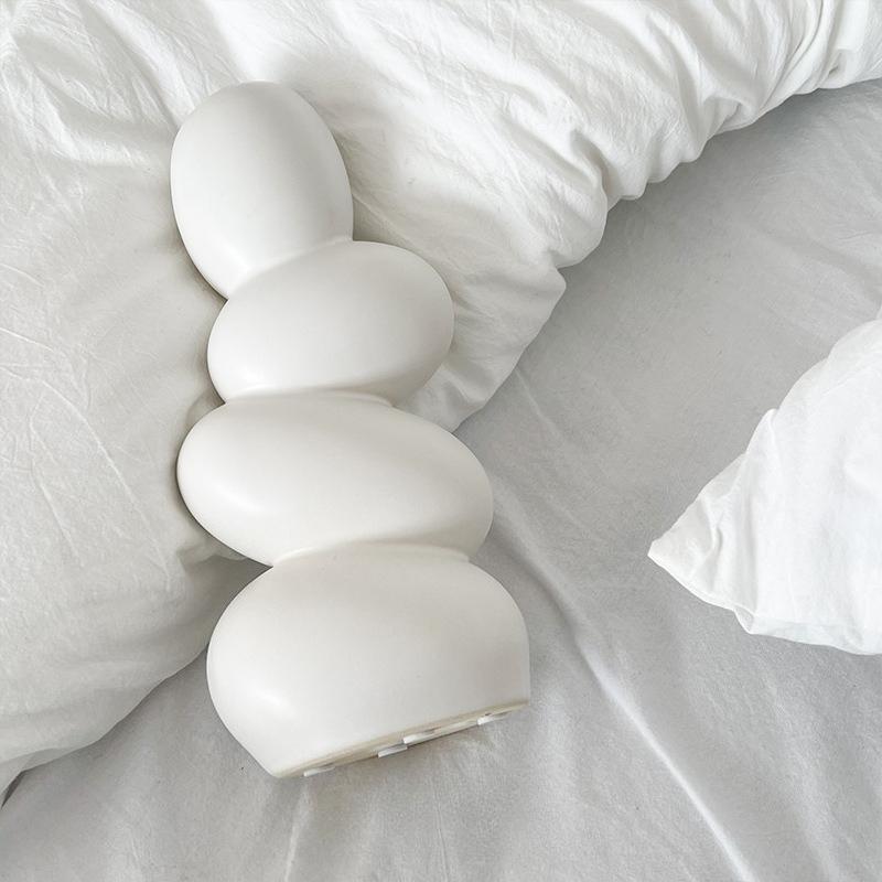 Nordic Ins Style Light Luxury Plain Embryo Ceramic Vase Living Room Porch TV Cabinet Home Flower Arrangement Decorative Vase
