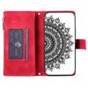 Styl 006 Pro Samsung Galaxy A06 5G Pouzdro typu peněženka PU Kůže Kryt na telefon Vzor květiny Mandala