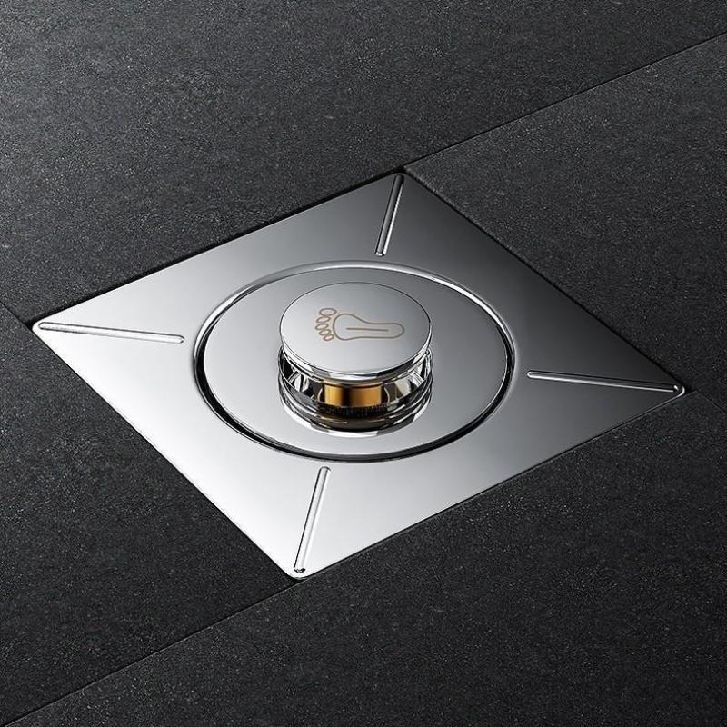 

Педальный тип душа ножной слив для пола полезный канализационный фильтр из нержавеющей стали для пола выдвижной отскок слив для пола пресс-типа