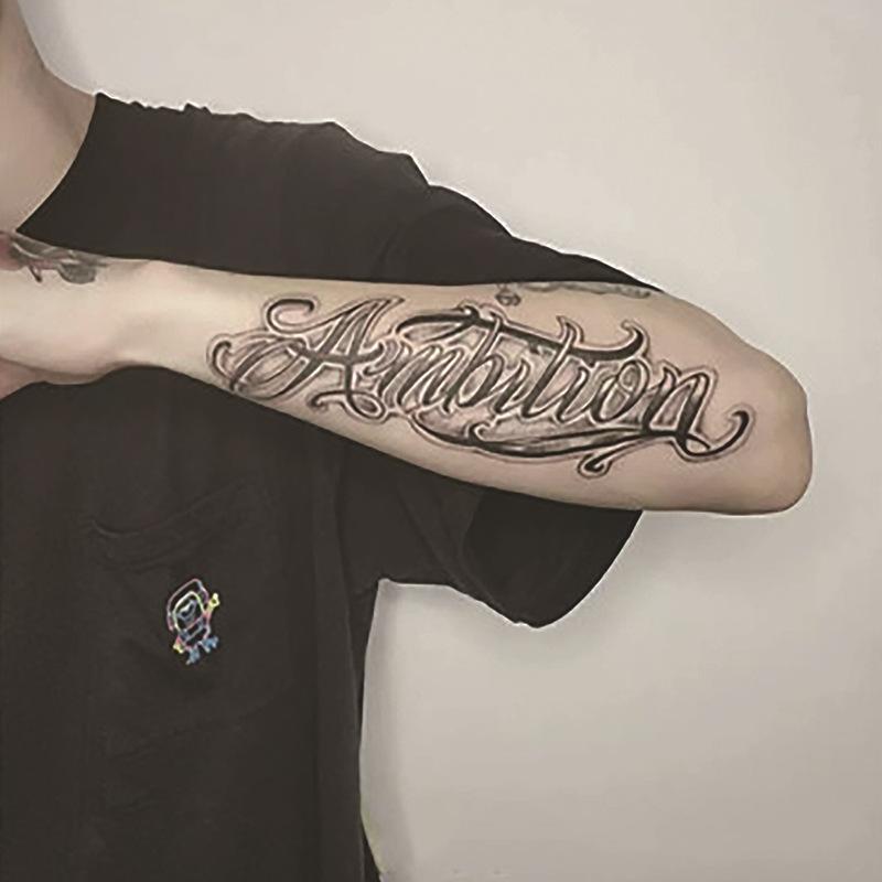 

Стікер тату соком Трав яний Напівперманентний Водостійкий Несвітловідбиваючий Чоловічий Передпліччя Квітка Рука Особистість Стійкий Чудовий Сенс Інтернет-знаменитість 24*10CM