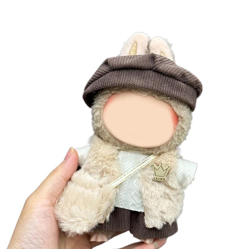 Clothes For Labubu Dolls Accessories, Stylish Kawaii Outfit Set Suitable