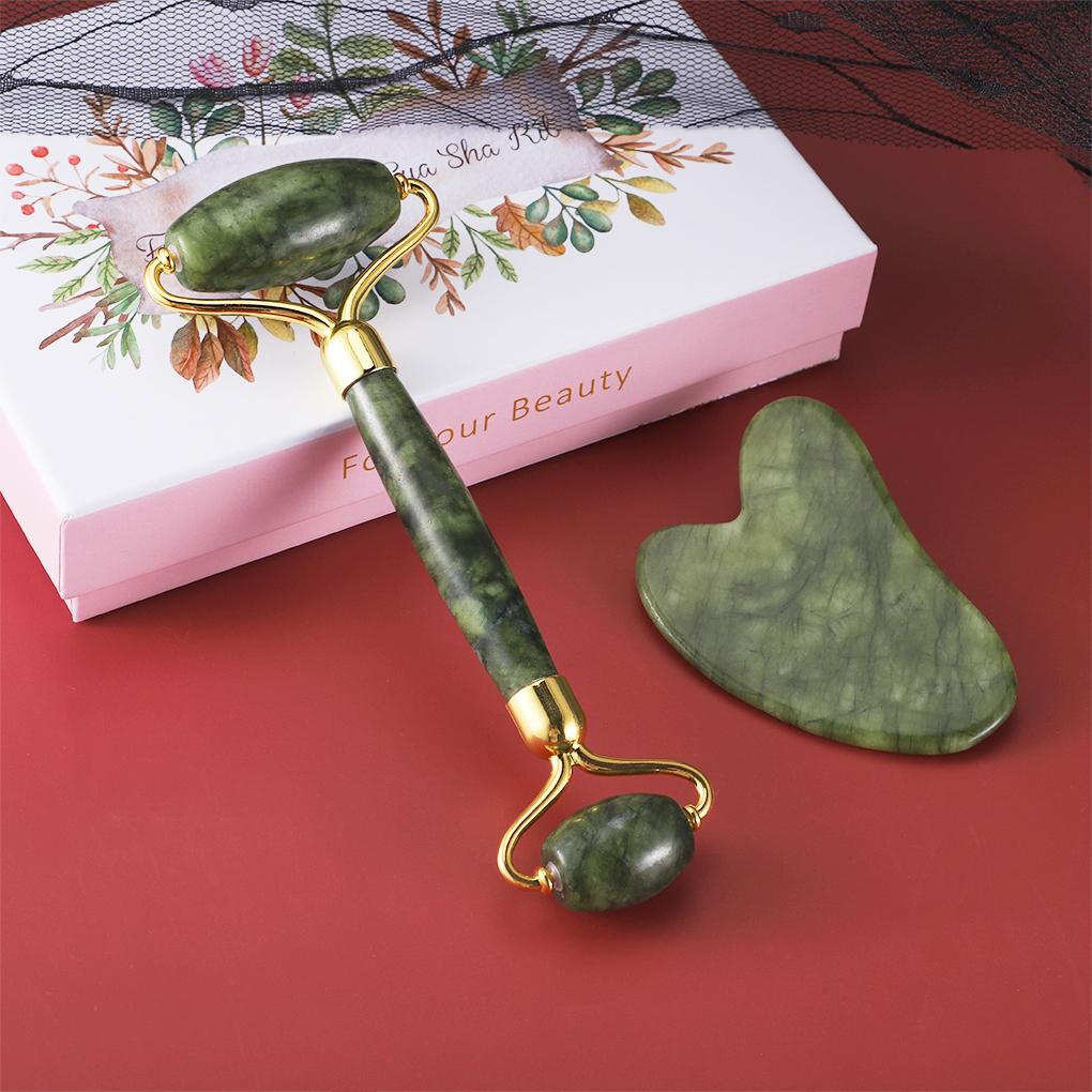 Cheap Face Roller Stone Facial Rolling Massager Double Head Portable ...