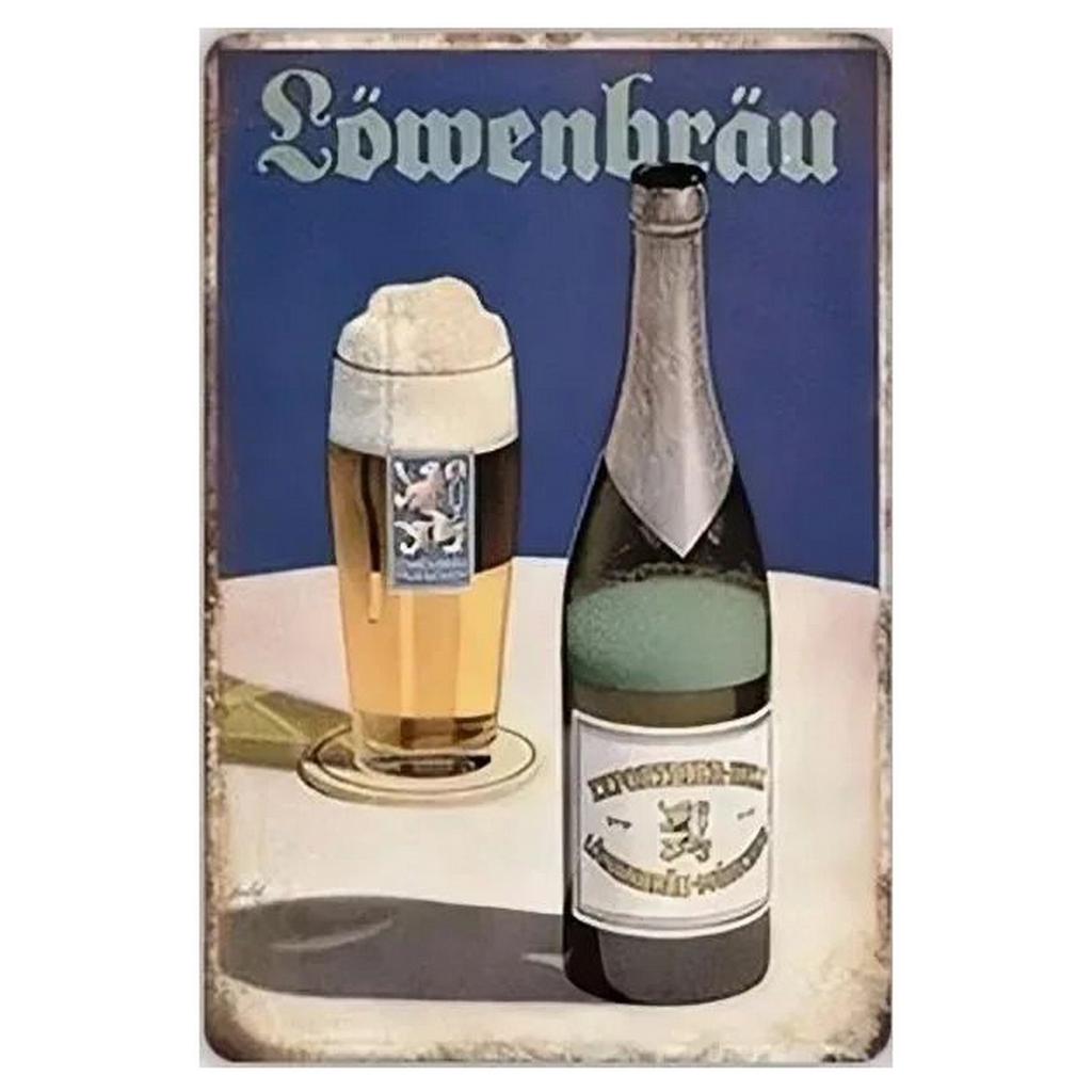Metal Tin Signs Zurich Paulaner Wall Decoration Plaque Vintage Art Poster Iron Painting for Man Cave Home Cafe Garden Club Bar
