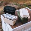 Portable Camping Seasoning Dispenser Set Stackable Seasoning Bottle Set Storage Bag Organizer Outdoor Barbecue Utensils