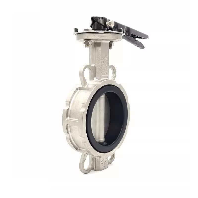 Xiang Feng 304 Stainless Steel Wafer Type Butterfly Valve