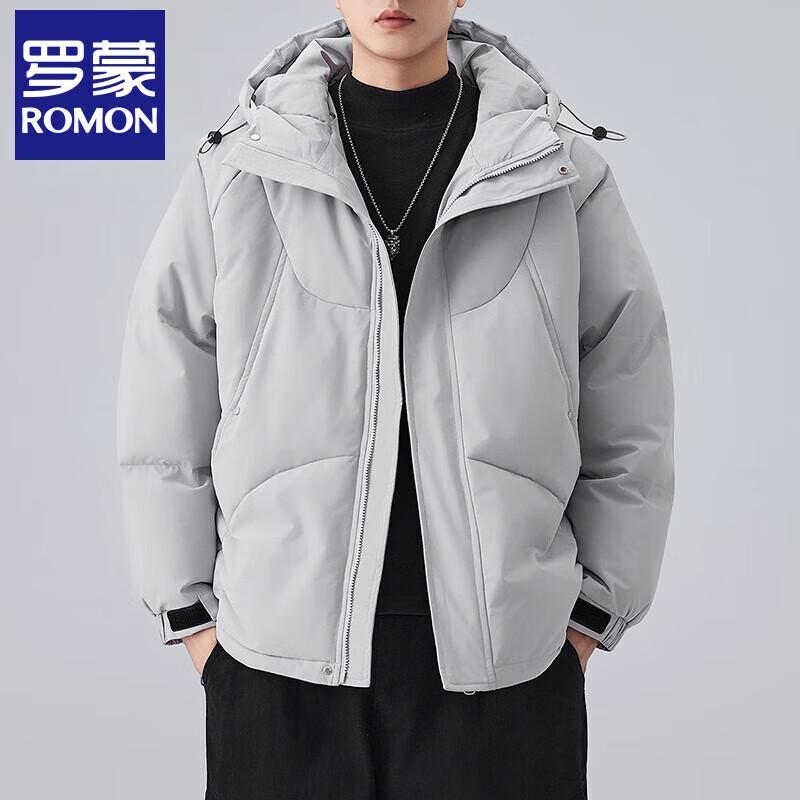 ROMON Men's Hooded Padded Winter Jacket