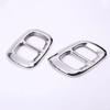 For Benz GLA GLB Class Gla200 220 260 2015- Stainless Steel Rear Bumper Dual Exhaust Pipe Trim Exhause Cover Car Accessories