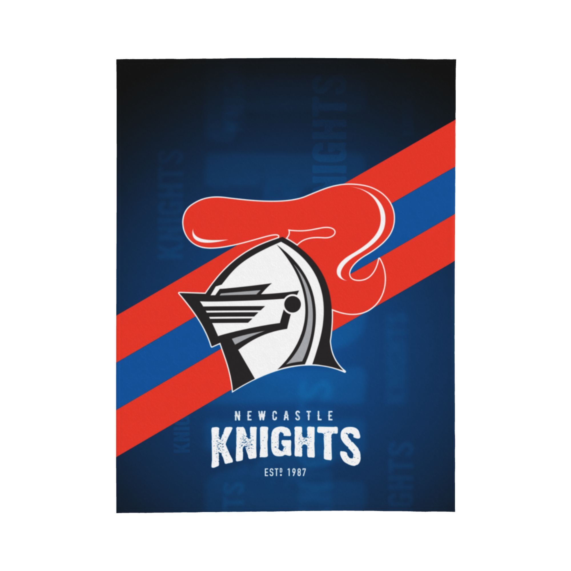 

Newcastle Knights Blanket - Soft Throw with Bold Logo, Perfect for Sports Fans, Unique Gift for Team Supporters 75x90cm