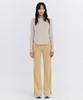 WNDERKAMMER Corduroy Semi-Bootcut Pants_Yellow