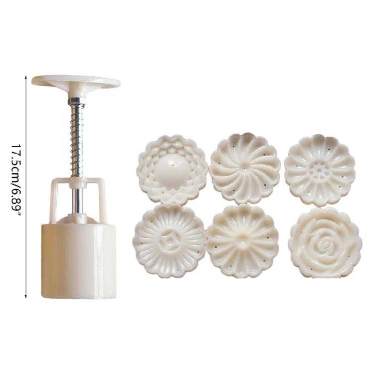Chrysanthemum Moon Cake Mould Set Suitable for Diy Cookie Mould Accessories