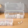 2pcs Plastic Versatile Cable Organizer Box Charger Cable Storage Organization Home Office Desktop Storage Containers Storage Box