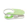 Clip On Drink Holder with Striped Design for Desk Table or Outdoor Use Securely Holds Cups Bottles or Cans with Durable Construction and Stable Grip