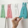 Punch Free Strong Load-bearing Wardrobe Hanger Cartoon Rabbit Door Back Hook Household Supplies