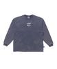 BEN DAVIS White Label Bleach Washed Long Sleeve T-Shirt Lavender (Oversized)