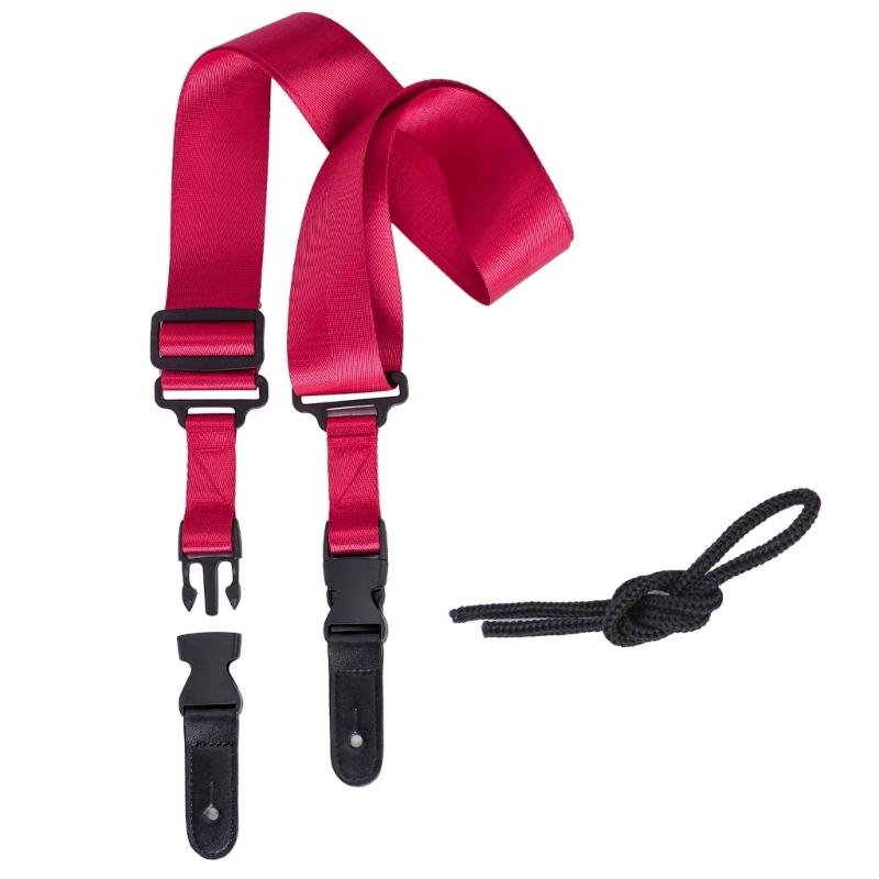 Guitar Shoulder Strap Length Adjustable Guitar Belt Nylon Shoulder Strap Belt for Electric Acoustics Guitar